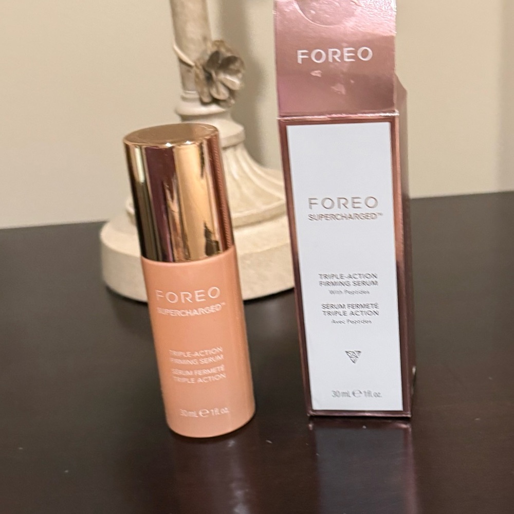 FOREO SUPERCHARGED TRIPLE ACTION FIRMING SERUM with Peptides